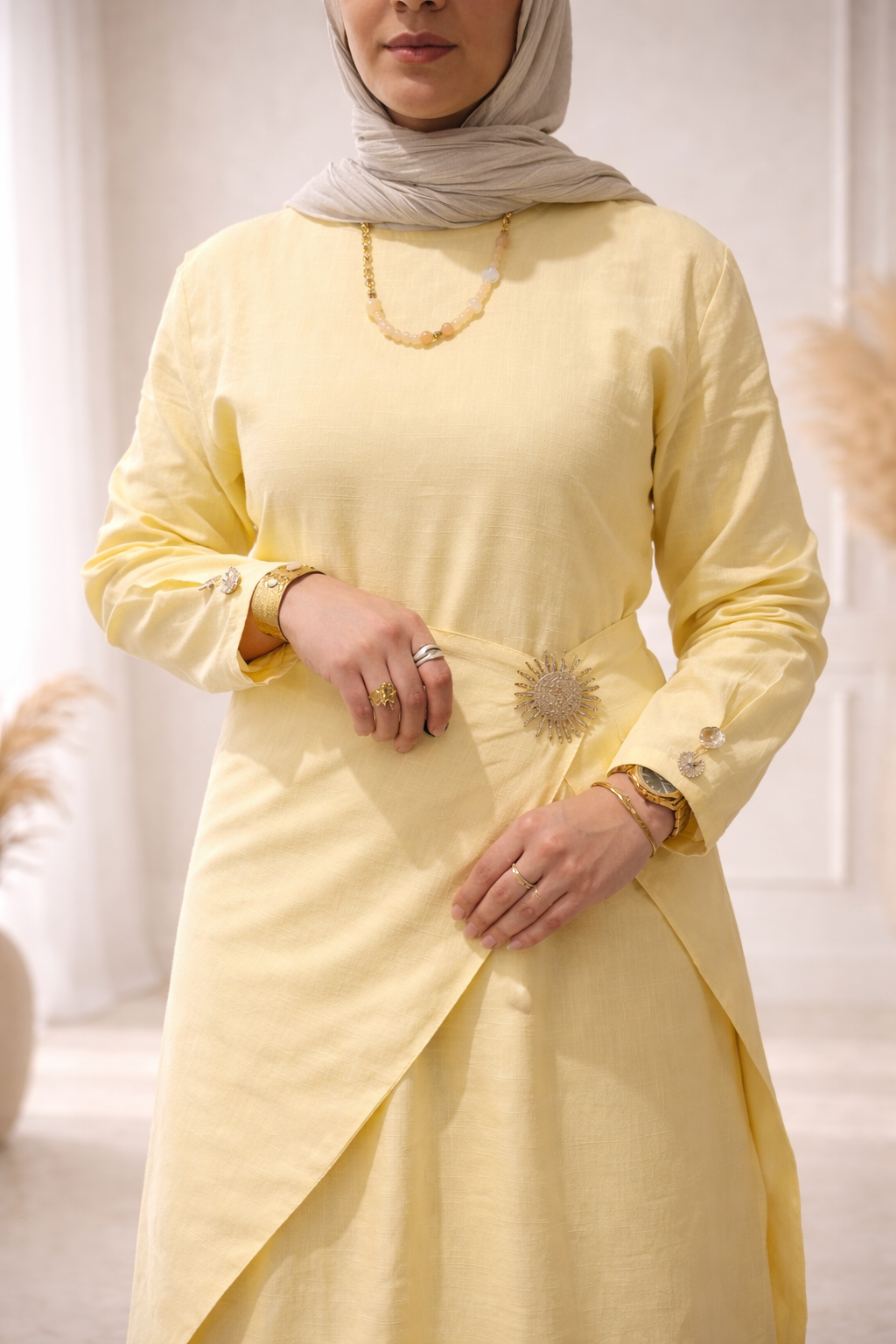 Belle Dress - Yellow