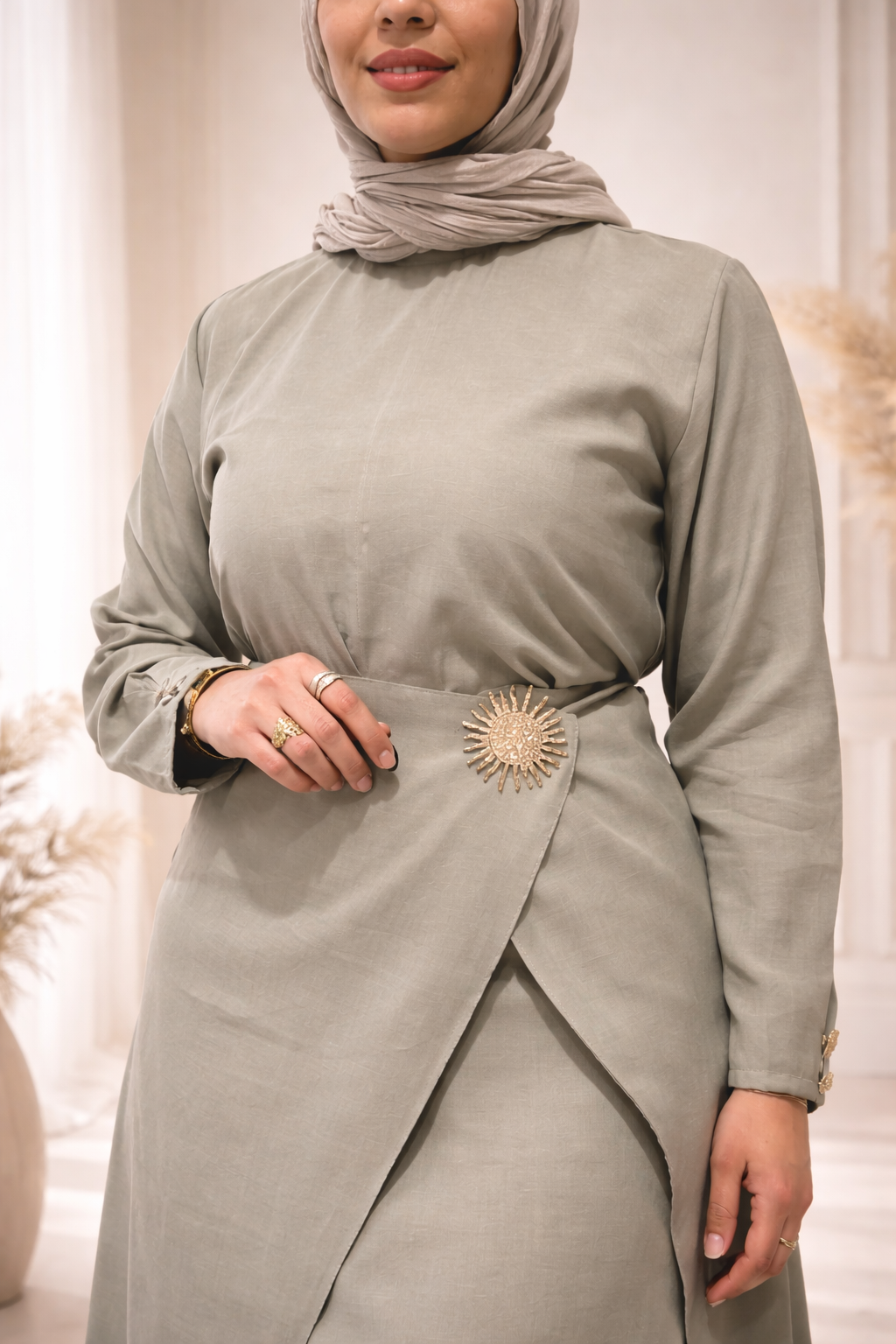 Belle Dress - Olive