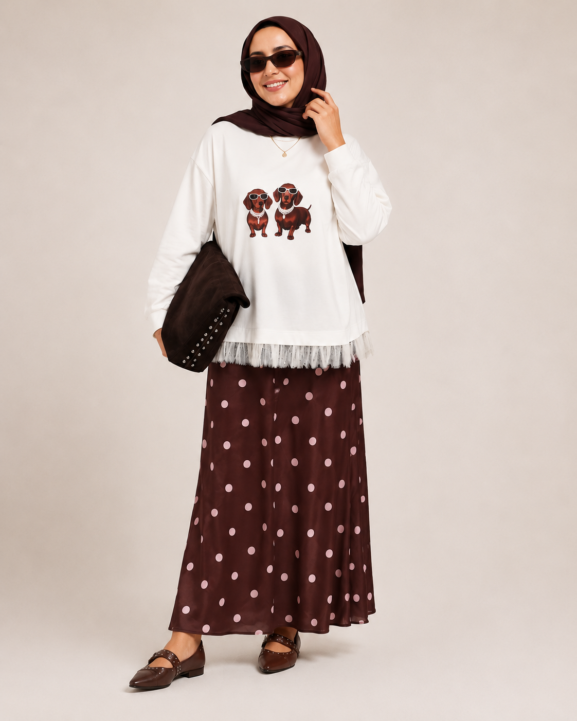 Cinderella Skirt - Brown