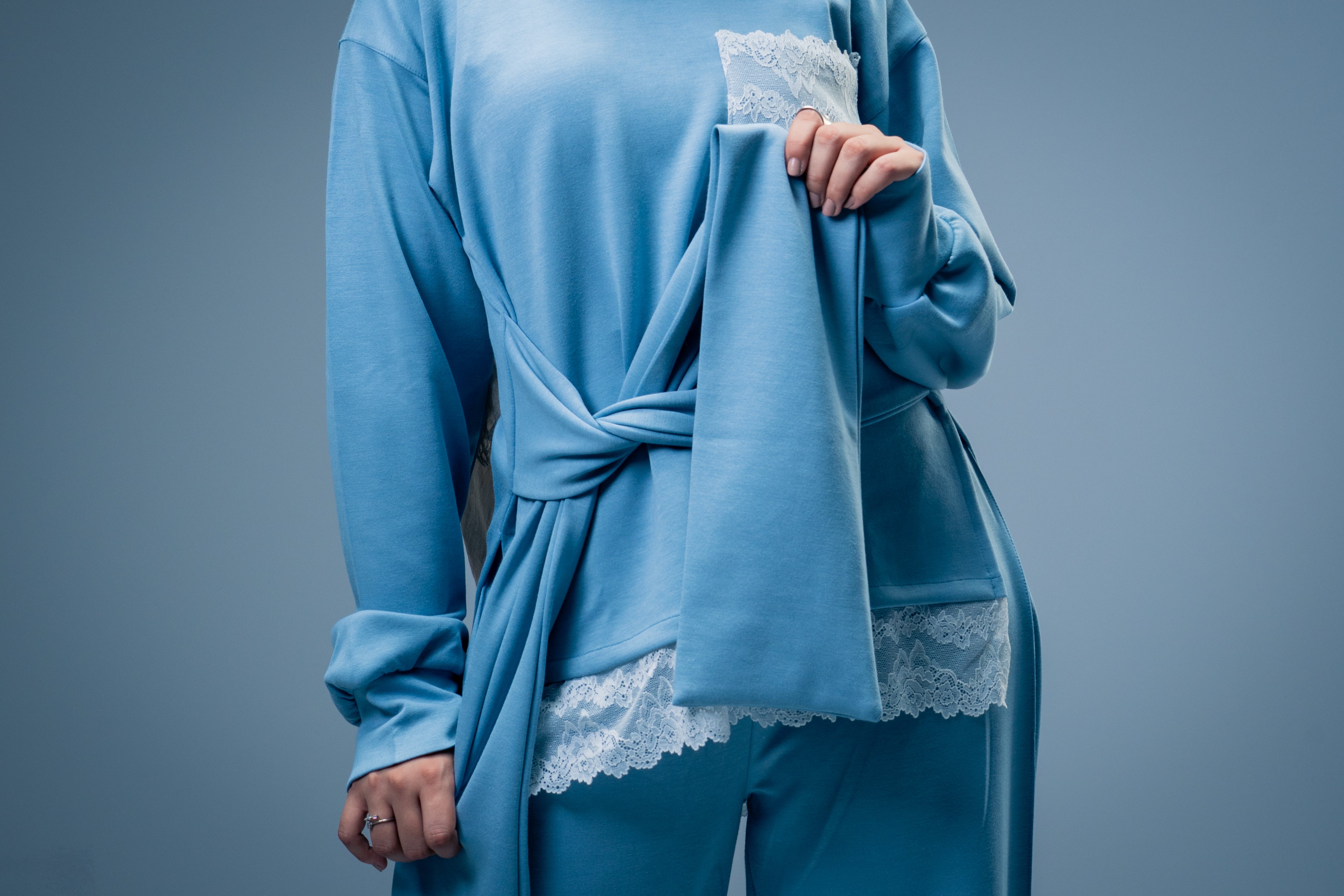 Aurora set - Dusty blue