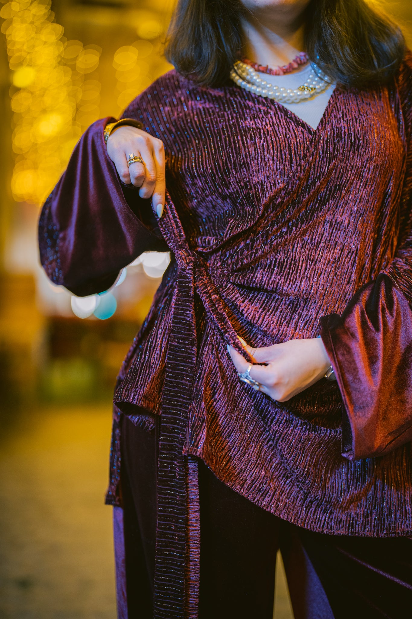 قعدة مزاج - لون برجاندي