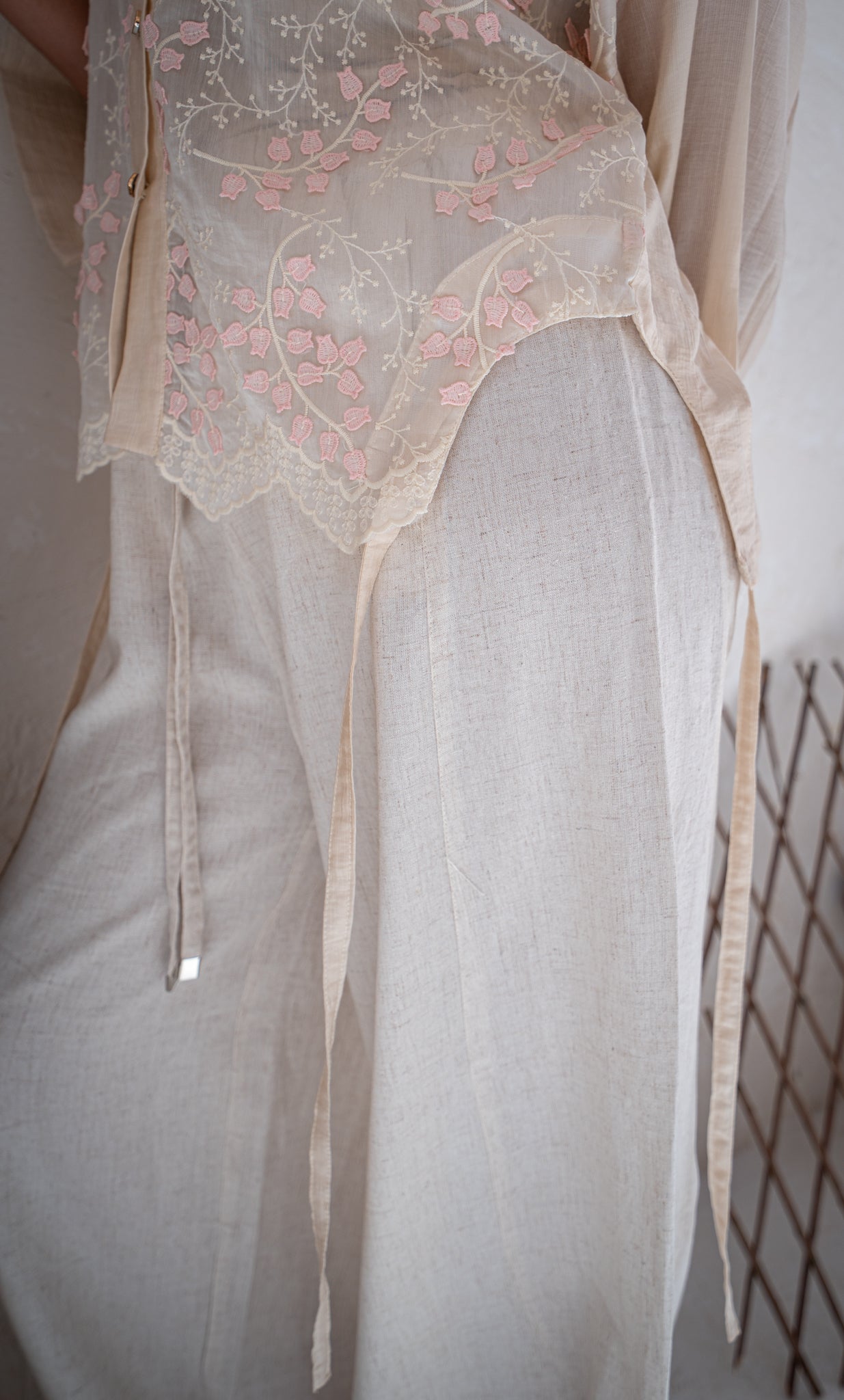 Ivory Blossom Blouse