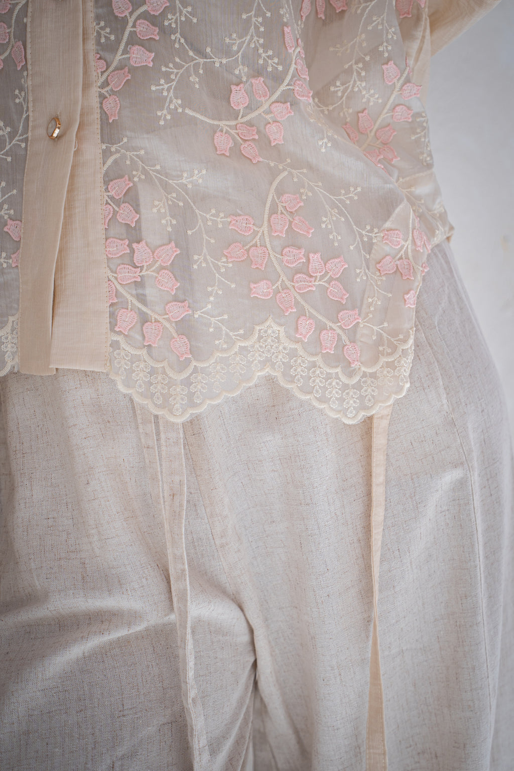Ivory Blossom Blouse