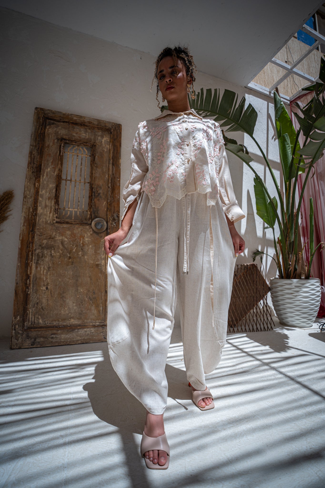 Cocoon Pants - Beige