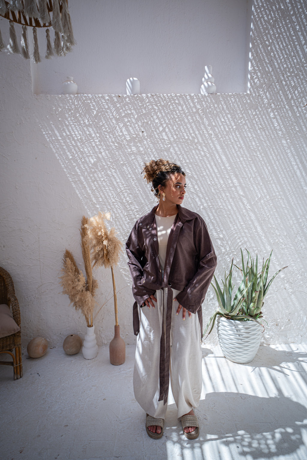 Dune Cardigan — Mocha