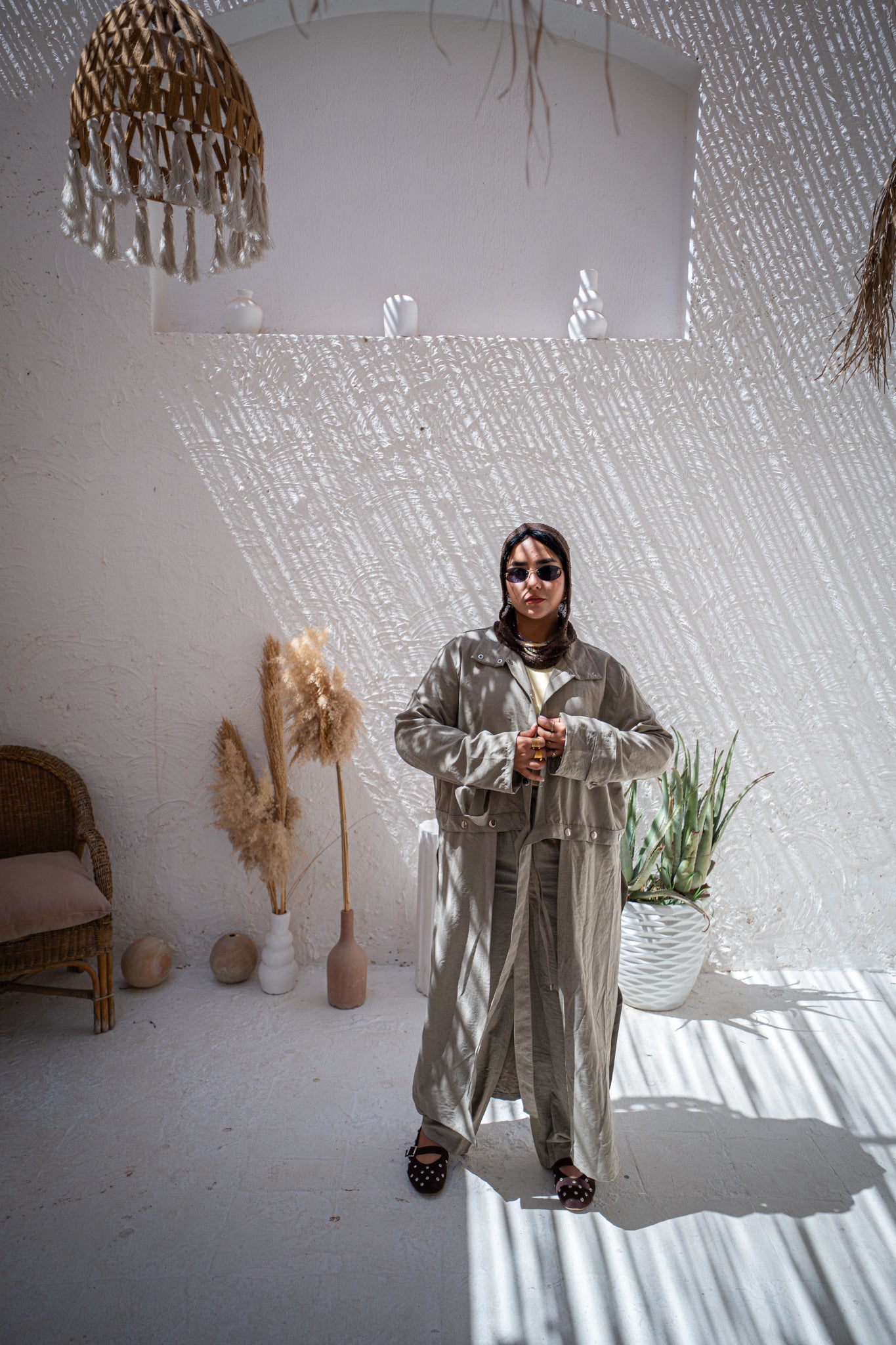 Dune Cardigan — Olive