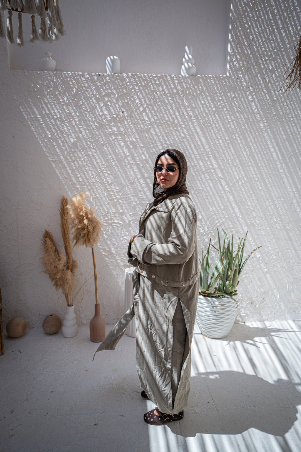 Dune Cardigan — Olive