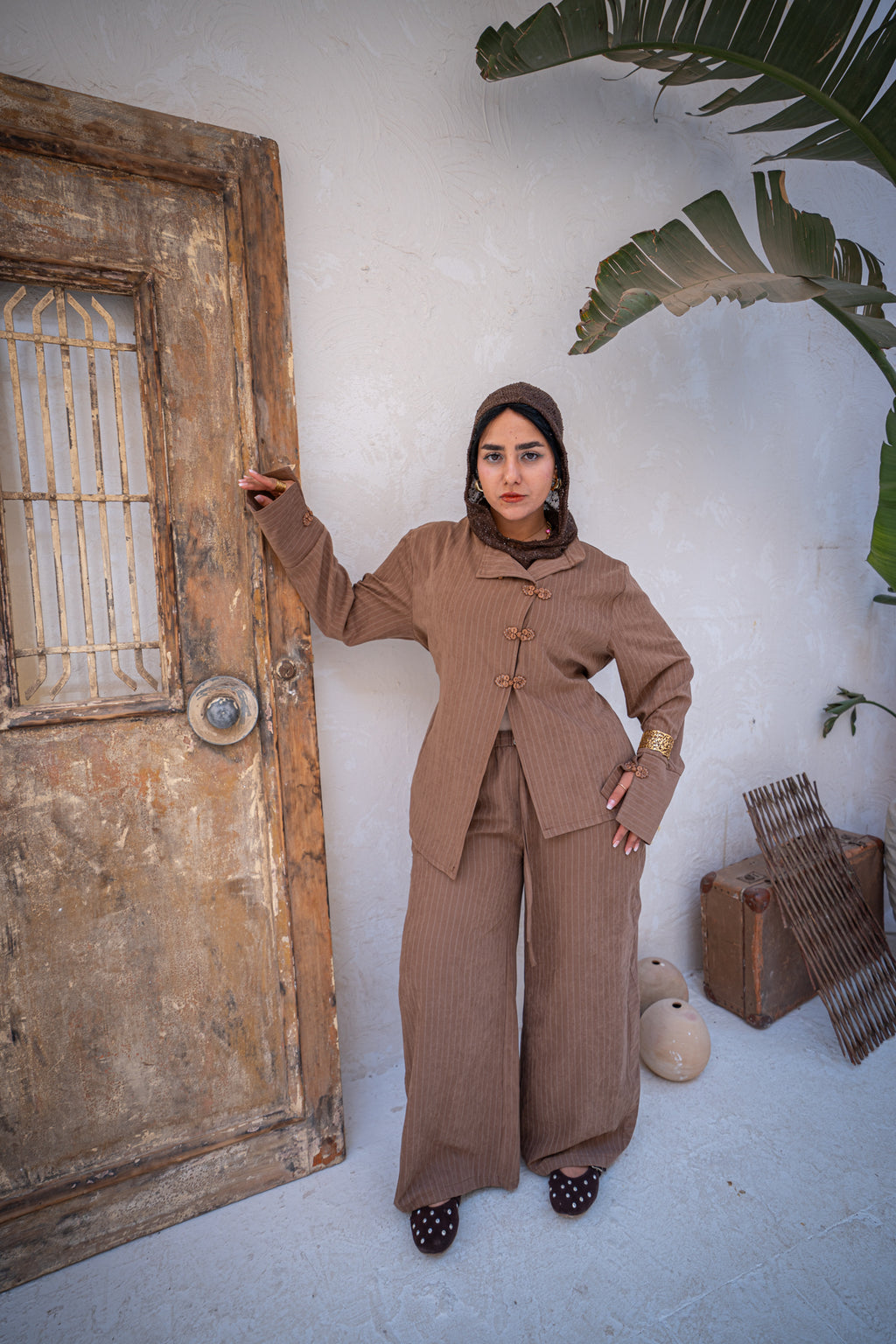 Swan Blouse - Mocha