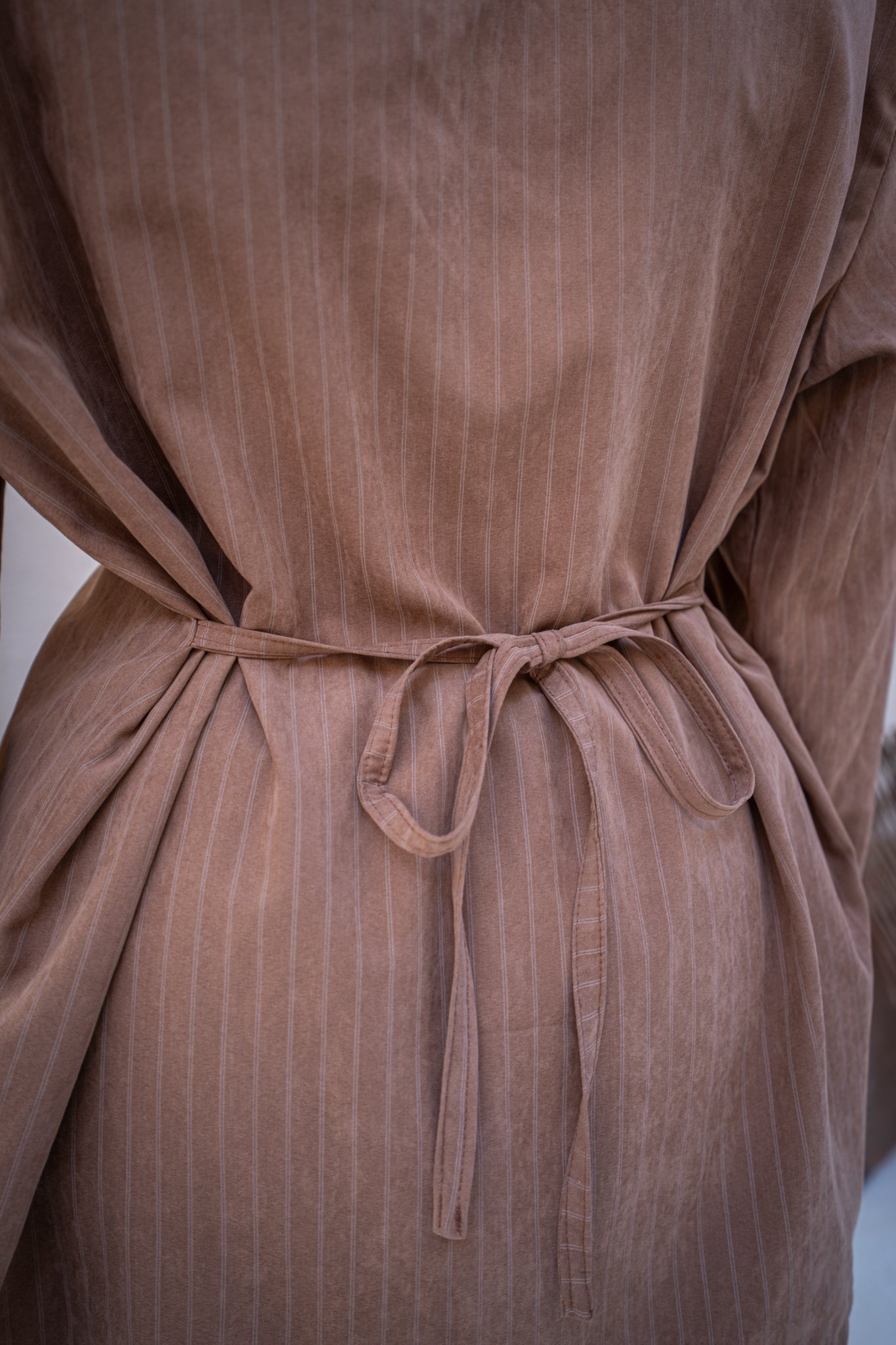 Swan Blouse - Mocha