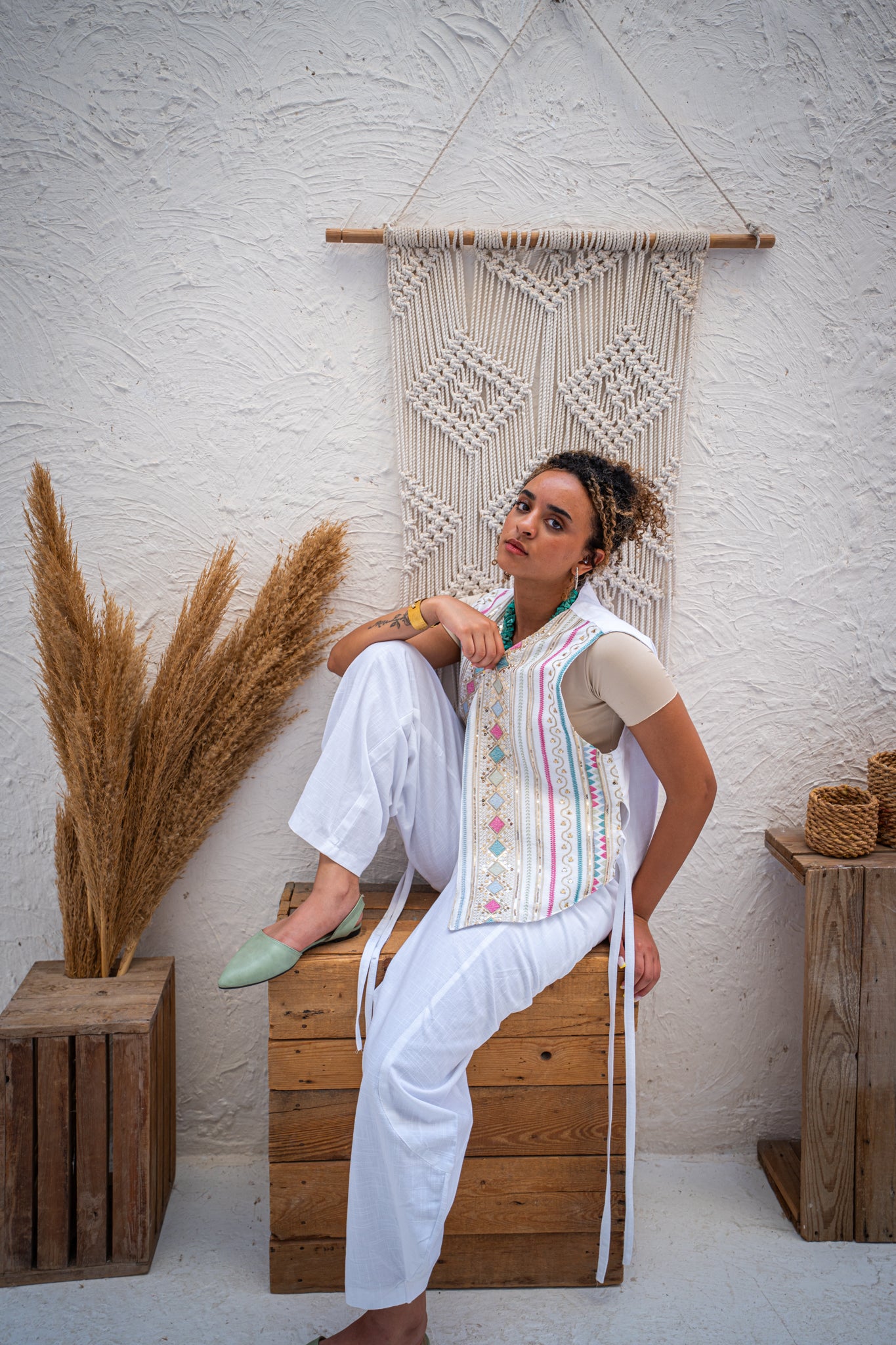 Moana Vest - White