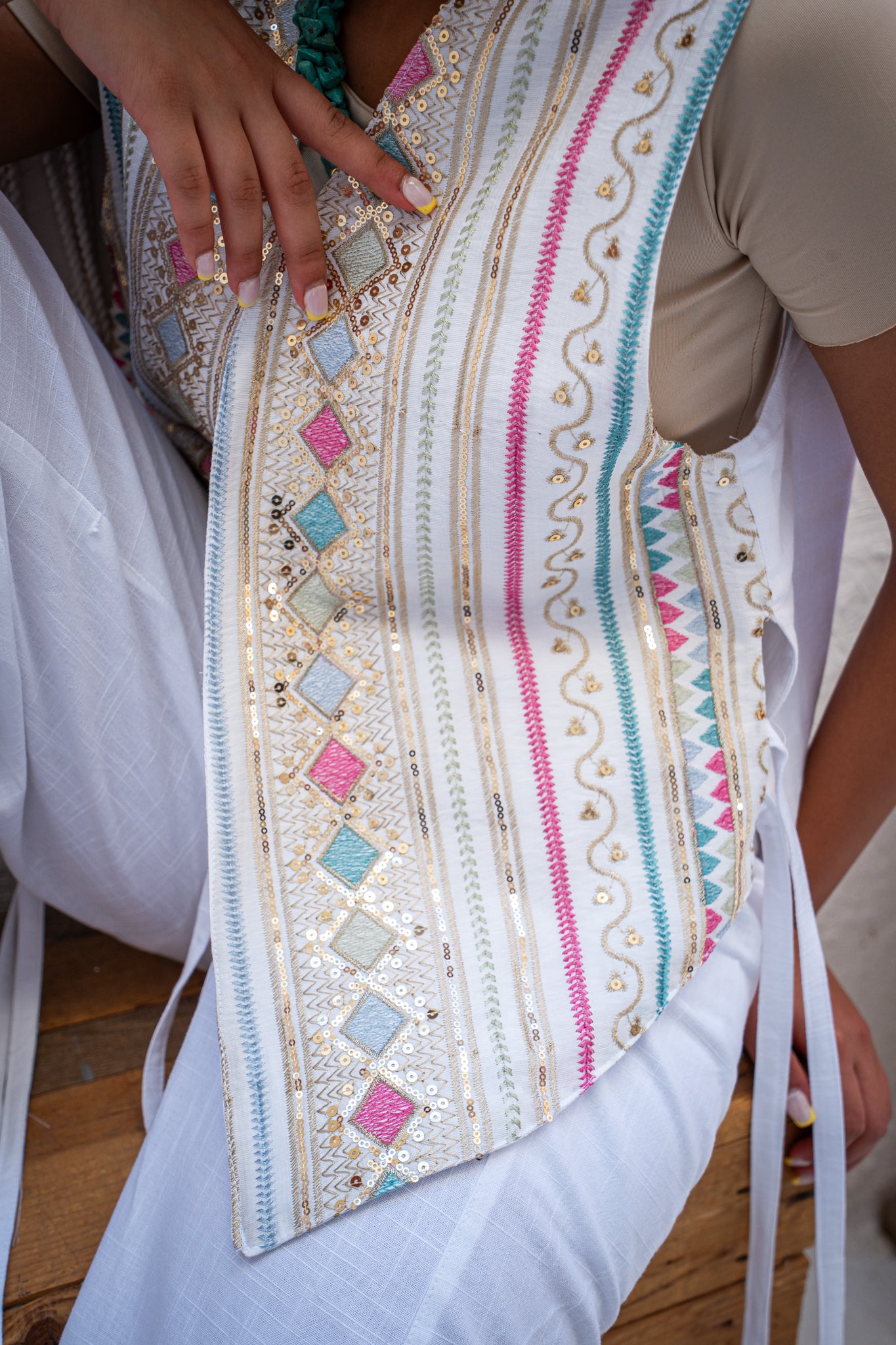 Moana Vest - White
