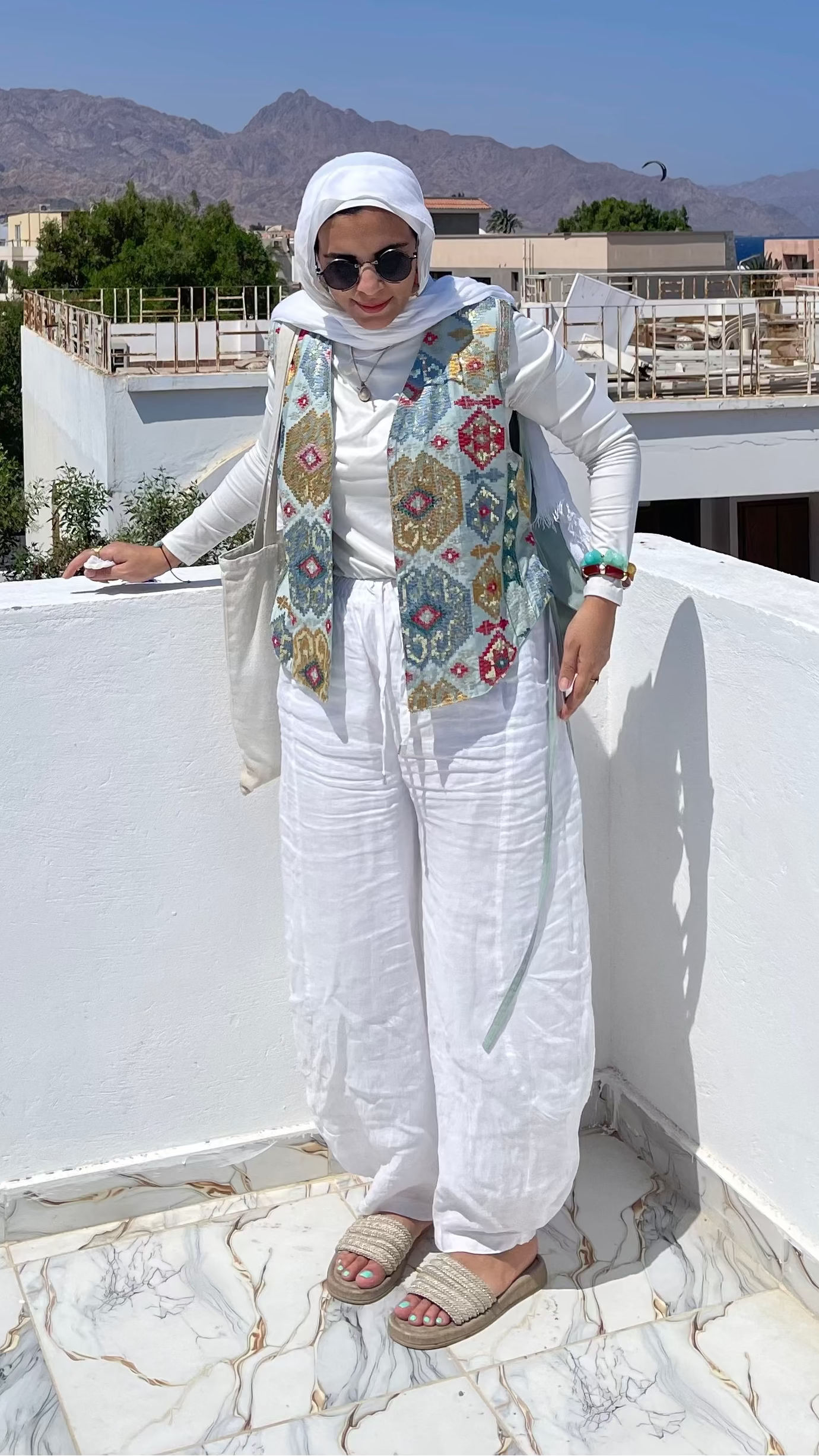 Cocoon Pants - White