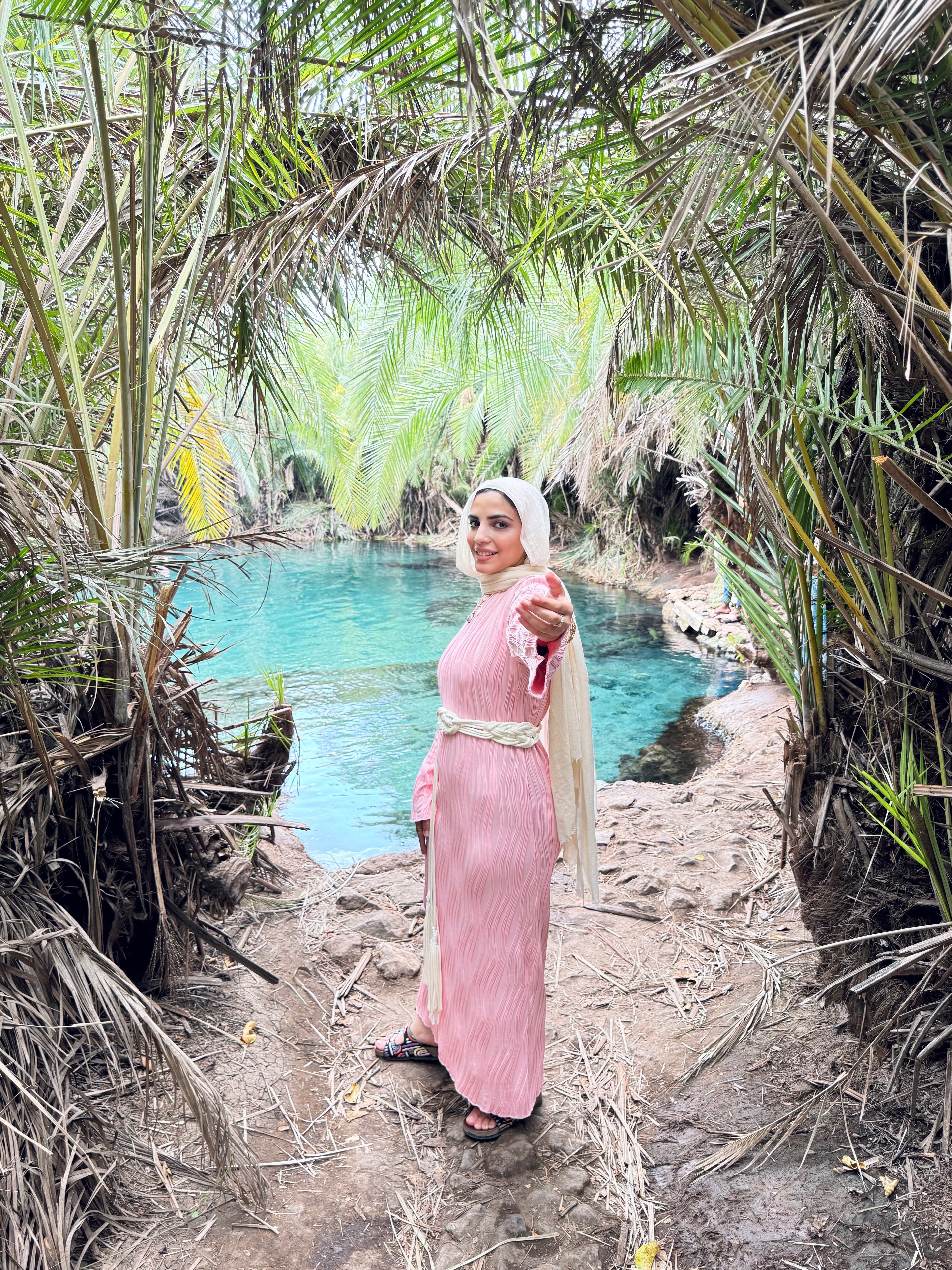 Tropical dress - Pink